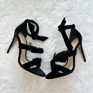 NEW!!! Alexander Birman velvet high heels sandals size 37,5 EU Authentic